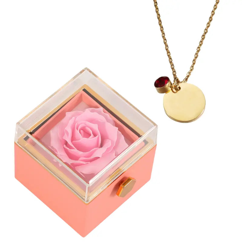 Coffret Rose Éternelle avec Disque Personnalisé