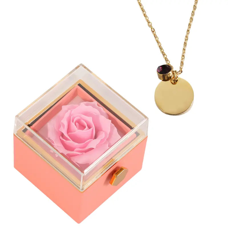 Coffret Rose Éternelle avec Disque Personnalisé