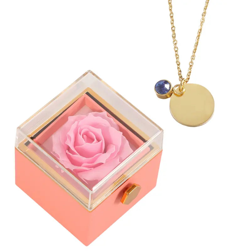 Coffret Rose Éternelle avec Disque Personnalisé