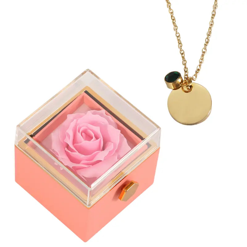 Coffret Rose Éternelle avec Disque Personnalisé