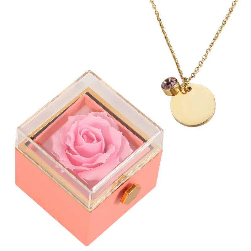 Coffret Rose Éternelle avec Disque Personnalisé