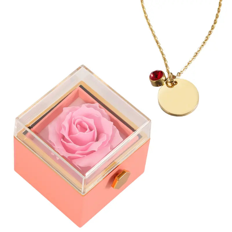 Coffret Rose Éternelle avec Disque Personnalisé