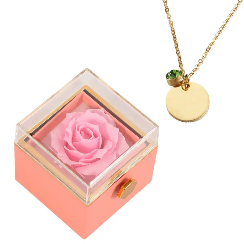 Coffret Rose Éternelle avec Disque Personnalisé