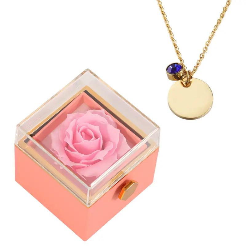 Coffret Rose Éternelle avec Disque Personnalisé