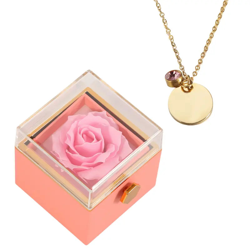 Coffret Rose Éternelle avec Disque Personnalisé