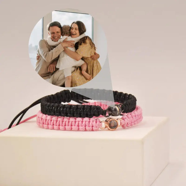 Bracelet avec photo projection personnalisé