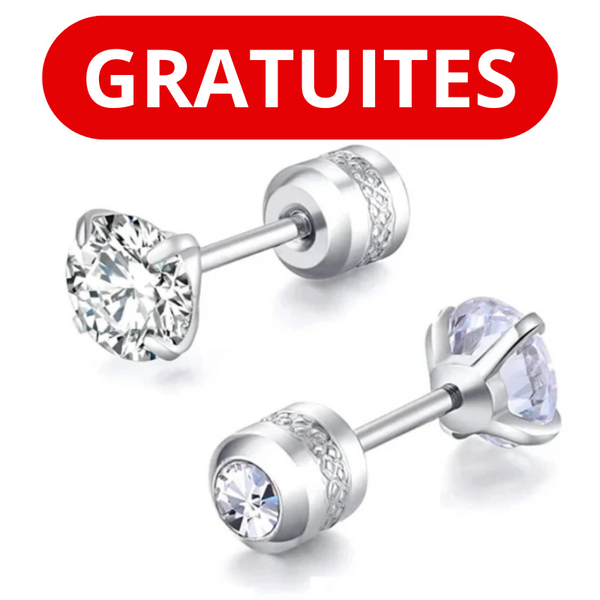 Boucles d'oreilles en argent GRATUITES