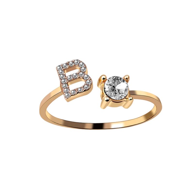 Bague Initiale Ajustable