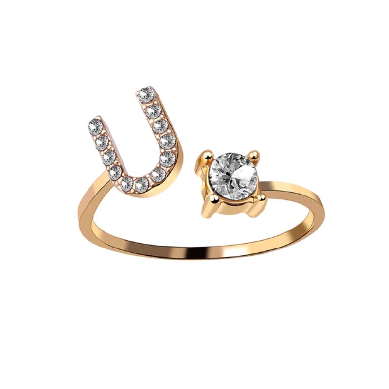 Bague Initiale Ajustable